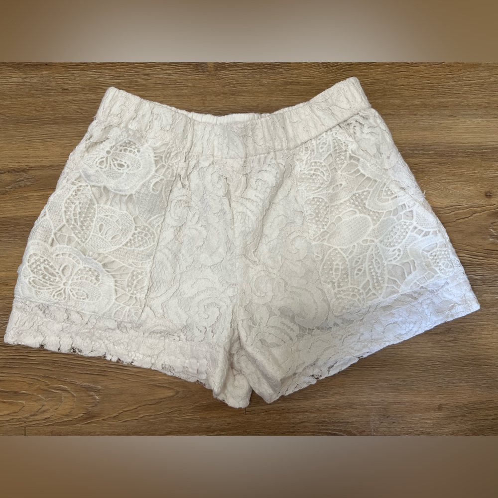 RACHEL Rachel Roy Lace Shorts Small